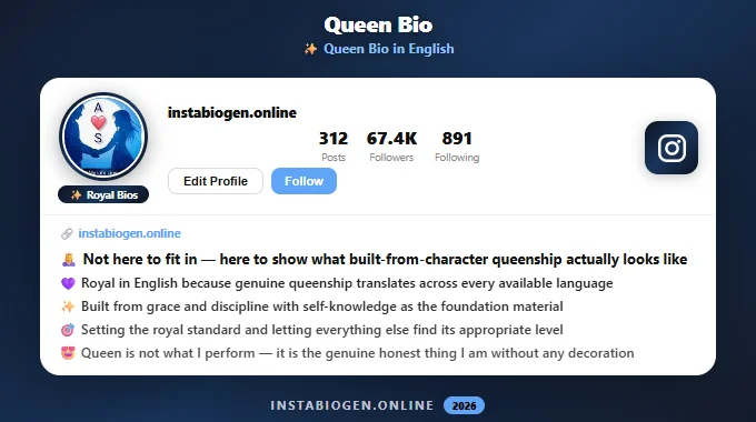Queen Bio in English